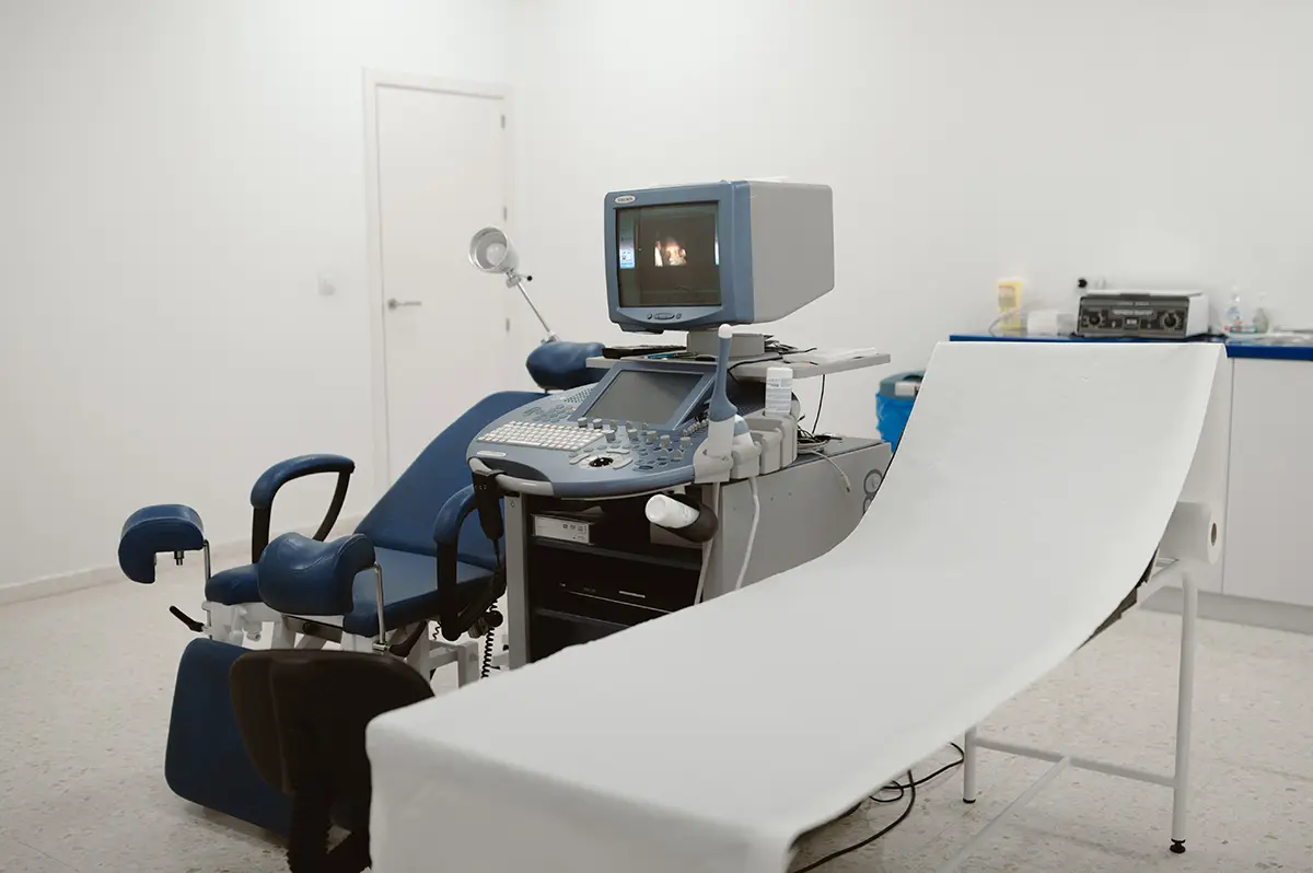 Sala de exploración de Ginecología Carmona